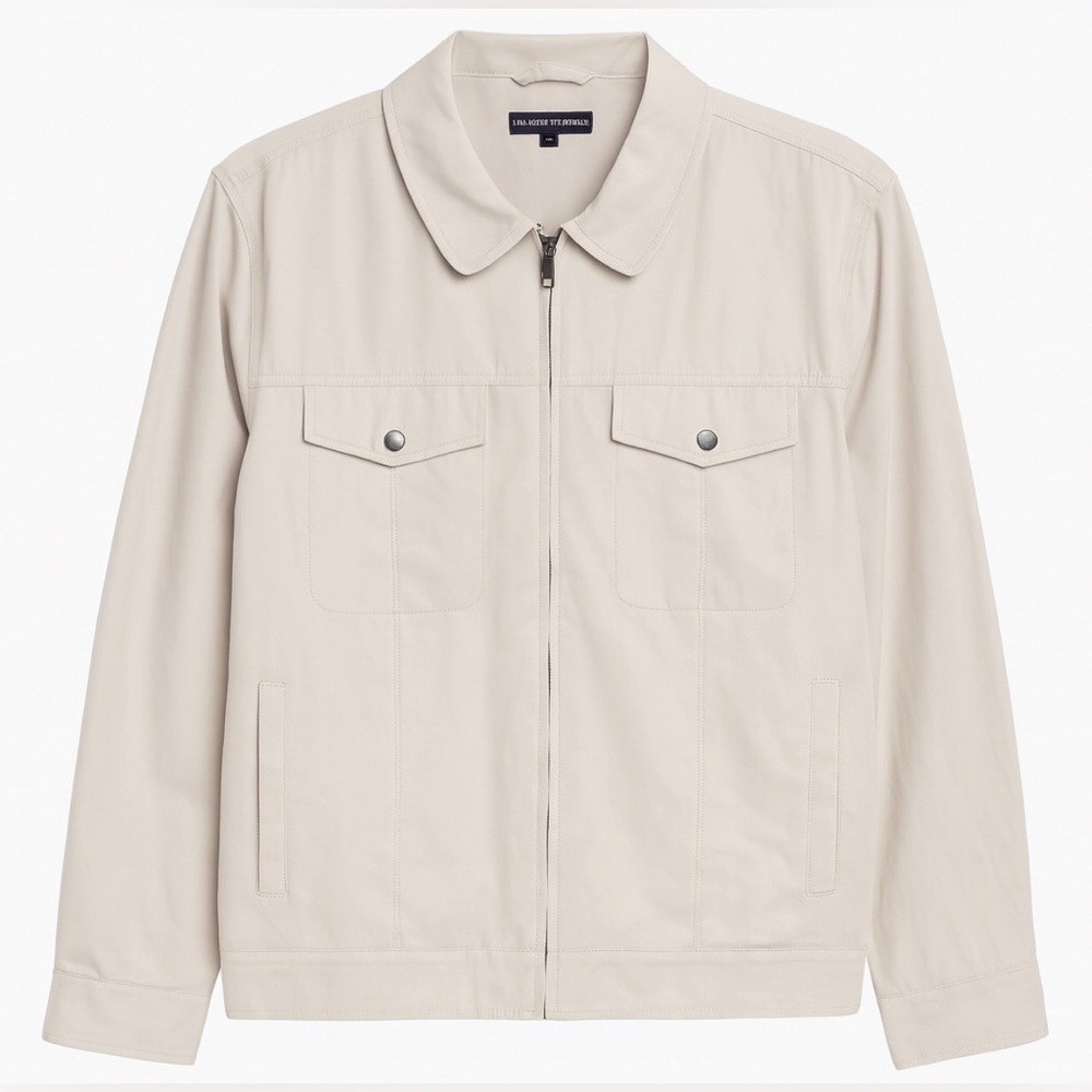 NWT Michael Brandon Light Tan Men's Jacket Sz Lg